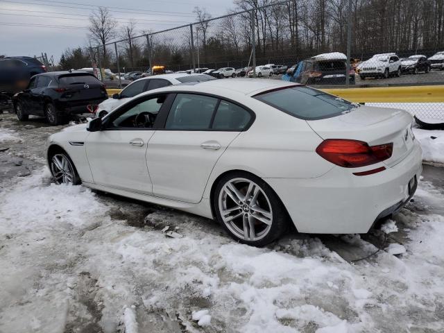 WBA6B2C59ED129312 - 2014 BMW 650 I GRAN COUPE WHITE photo 2