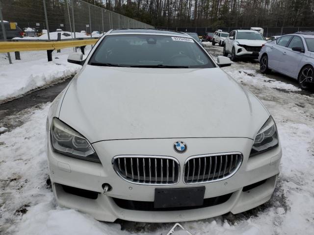 WBA6B2C59ED129312 - 2014 BMW 650 I GRAN COUPE WHITE photo 5