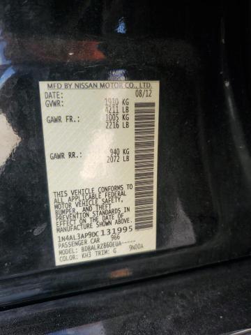 1N4AL3AP9DC131995 - 2013 NISSAN ALTIMA 2.5 黑色 照片 12