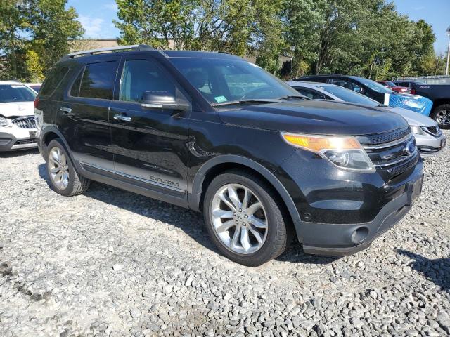 1FM5K8F80EGA61886 - 2014 FORD EXPLORER LIMITED შავი ფოტო 4