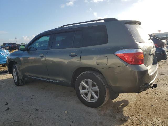 JTEDA41A892000886 - 2009 TOYOTA HIGHLANDER رمادي صورة 2
