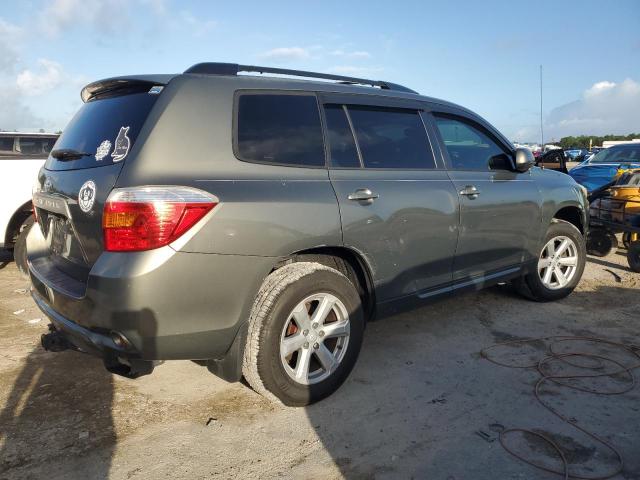 JTEDA41A892000886 - 2009 TOYOTA HIGHLANDER رمادي صورة 3