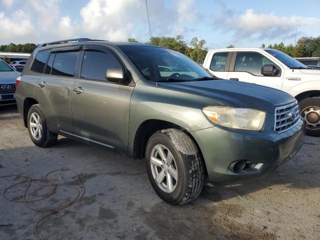 JTEDA41A892000886 - 2009 TOYOTA HIGHLANDER رمادي صورة 4