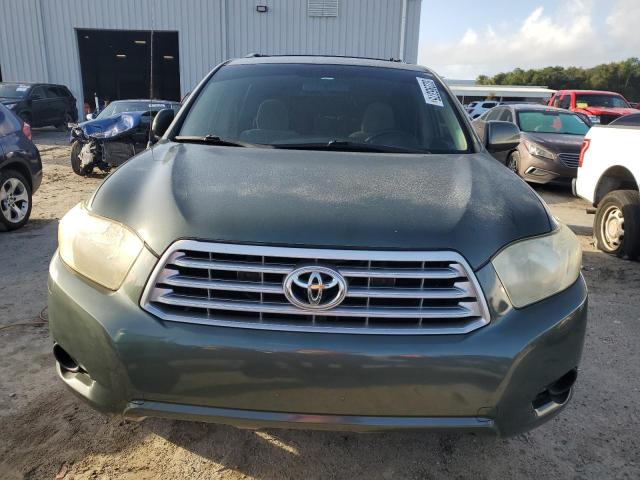 JTEDA41A892000886 - 2009 TOYOTA HIGHLANDER رمادي صورة 5