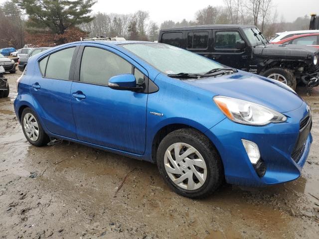 JTDKDTB37F1585717 - 2015 TOYOTA PRIUS C BLUE photo 4