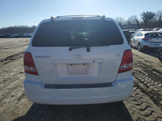 KNDJD733735166577 - 2003 KIA SORENTO EX WHITE photo 6