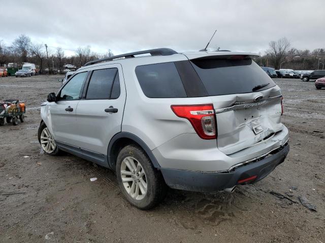 1FM5K8B89FGC58790 - 2015 FORD EXPLORER SILVER photo 2