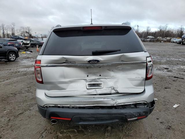 1FM5K8B89FGC58790 - 2015 FORD EXPLORER SILVER photo 6