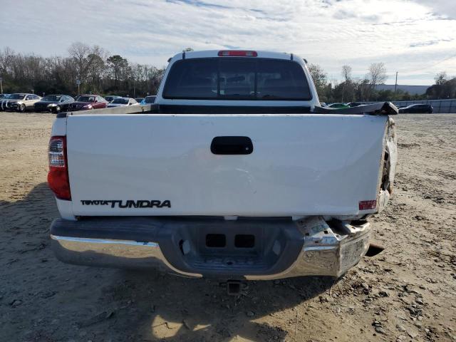 5TBRU34186S480142 - 2006 TOYOTA TUNDRA ACCESS CAB SR5 WHITE photo 6