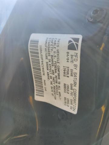 1G8AJ52F94Z194278 - 2004 SATURN ION LEVEL 2 GRAY photo 12
