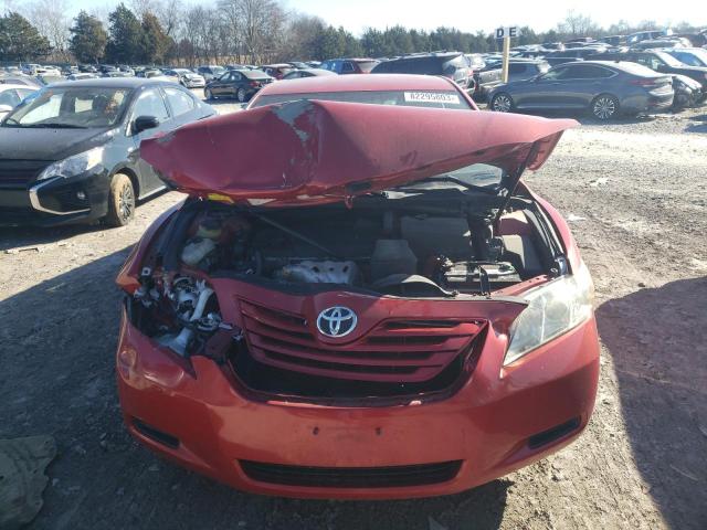 4T4BE46K89R103572 - 2009 TOYOTA CAMRY BASE RED photo 5