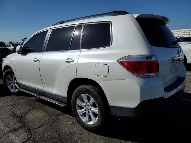 5TDZK3EH4DS094730 - 2013 TOYOTA HIGHLANDER BASE Սպիտակ լուսանկար 2