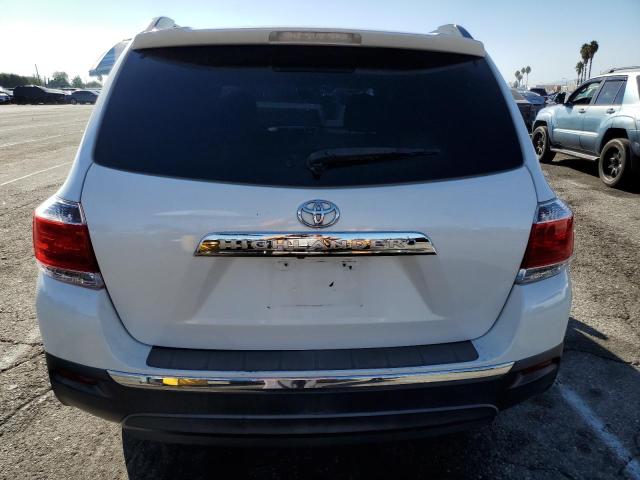 5TDZK3EH4DS094730 - 2013 TOYOTA HIGHLANDER BASE Սպիտակ լուսանկար 6