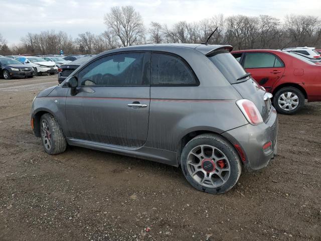 3C3CFFBR1CT384196 - 2012 FIAT 500 SPORT GRAY photo 2