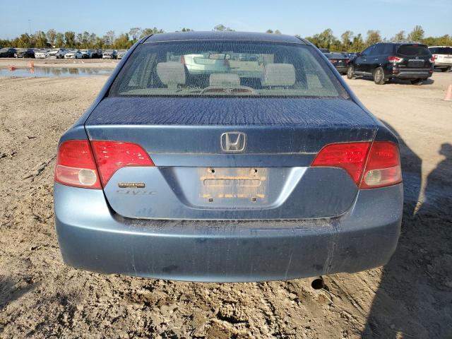 1HGFA16848L089805 - 2008 HONDA CIVIC EX BLUE photo 6