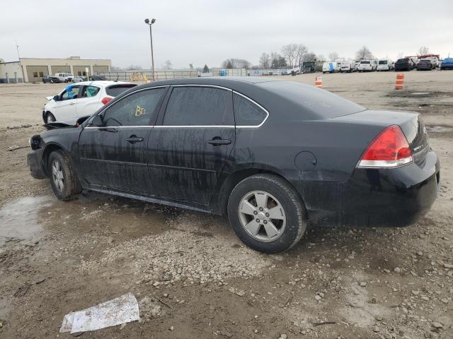 2G1WG5EK5B1267955 - 2011 CHEVROLET IMPALA LT BLACK photo 2