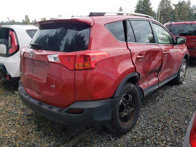 JTMBFREVXFJ040928 - 2015 TOYOTA RAV4 LE RED photo 3