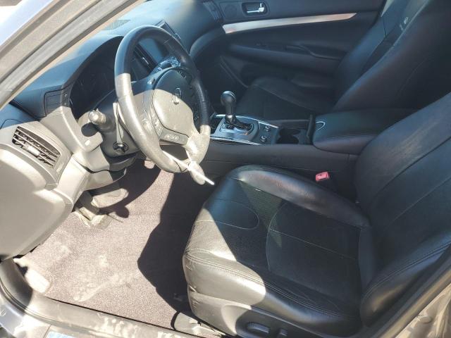 JN1CV6AP7BM508333 - 2011 INFINITI G37 BASE GRAY photo 7
