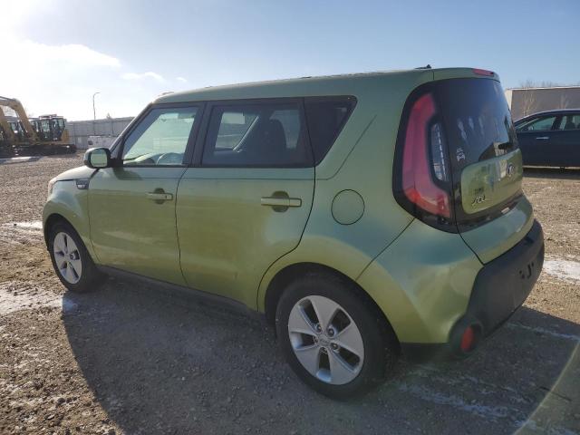 KNDJN2A28E7714636 - 2014 KIA SOUL GREEN photo 2