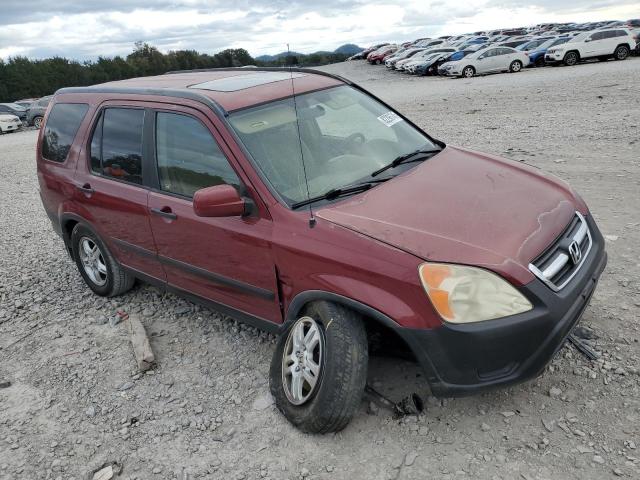 JHLRD78822C010158 - 2002 HONDA CR-V EX BURGUNDY photo 4