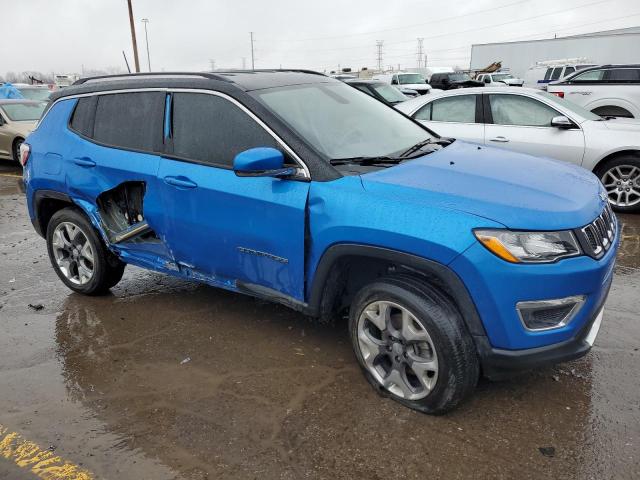 3C4NJDCB8LT228374 - 2020 JEEP COMPASS LIMITED BLUE photo 4