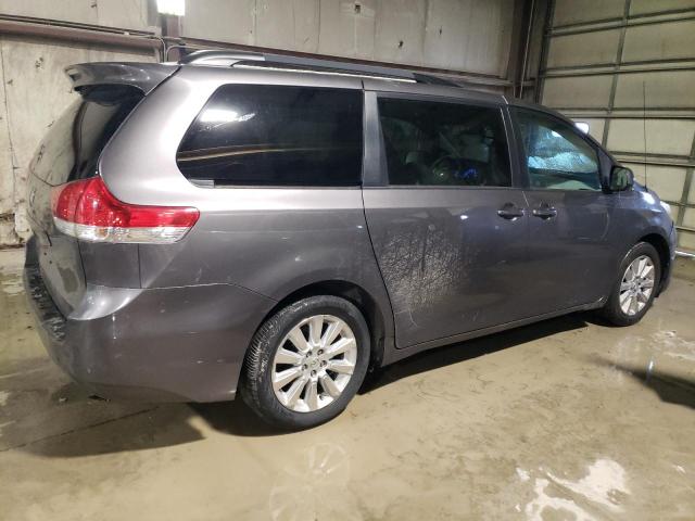 5TDDK3DC6BS021081 - 2011 TOYOTA SIENNA XLE GRAY photo 3