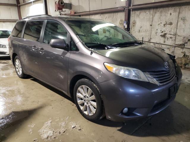 5TDDK3DC6BS021081 - 2011 TOYOTA SIENNA XLE GRAY photo 4