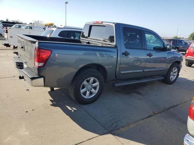 1N6AA0ED5EN515046 - 2014 NISSAN TITAN S GRAY photo 3