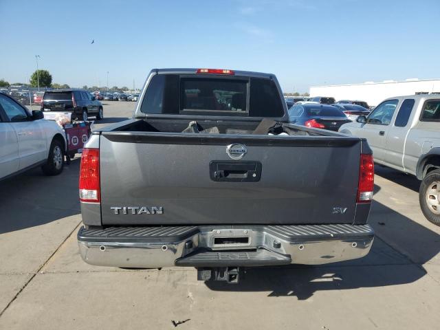 1N6AA0ED5EN515046 - 2014 NISSAN TITAN S GRAY photo 6