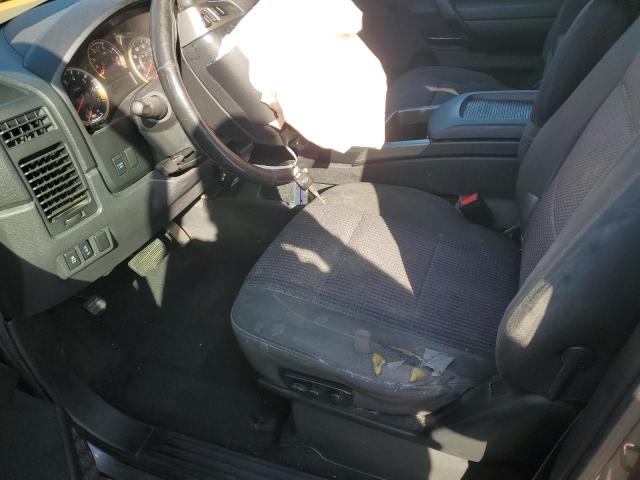 1N6AA0ED5EN515046 - 2014 NISSAN TITAN S GRAY photo 7