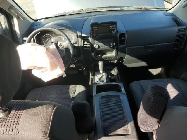 1N6AA0ED5EN515046 - 2014 NISSAN TITAN S GRAY photo 8