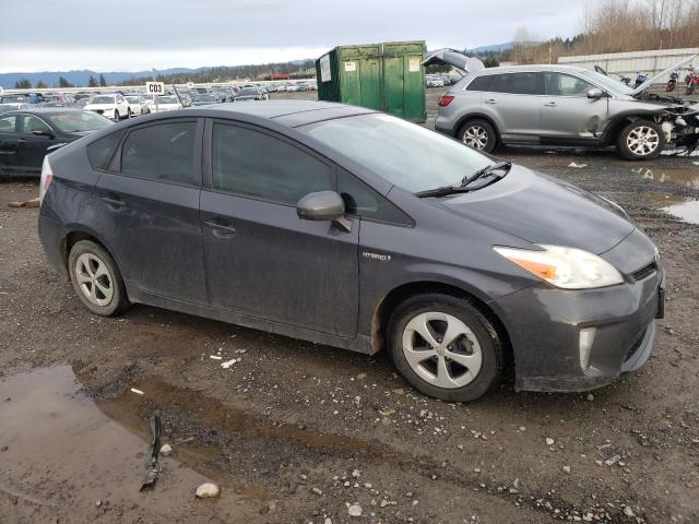 JTDKN3DU7C5430074 - 2012 TOYOTA PRIUS GRAY photo 4