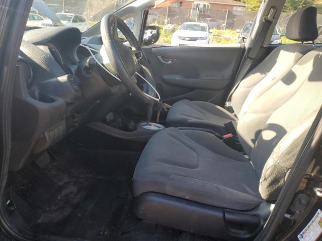JHMGE88229S020674 - 2009 HONDA FIT BLACK photo 7