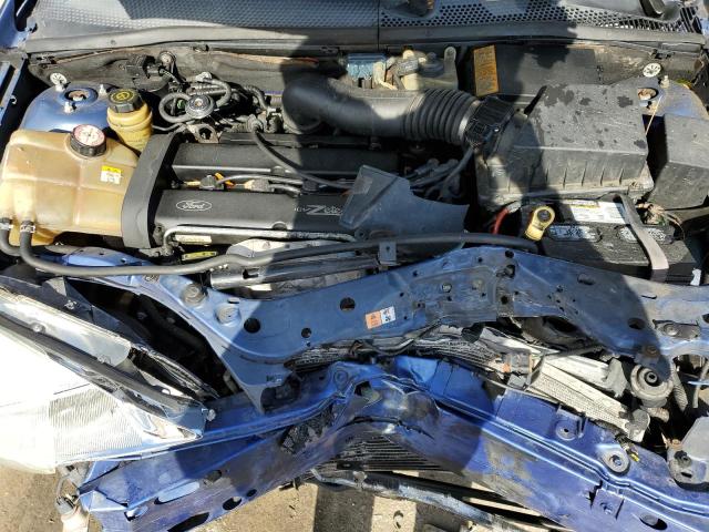 1FAFP36322W216205 - 2002 FORD FOCUS SE BLUE photo 11