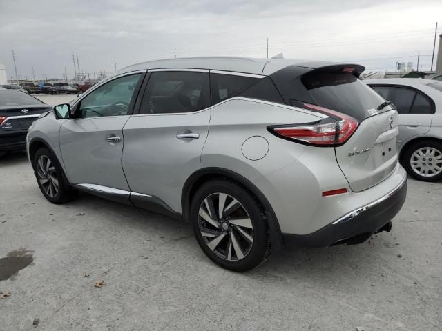 5N1AZ2MH1FN276717 - 2015 NISSAN MURANO S SILVER photo 2