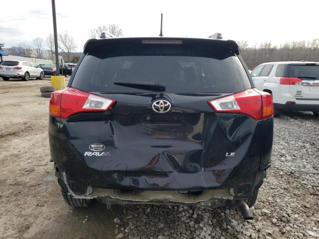 2T3ZFREV1EW101369 - 2014 TOYOTA RAV4 LE BLACK photo 6