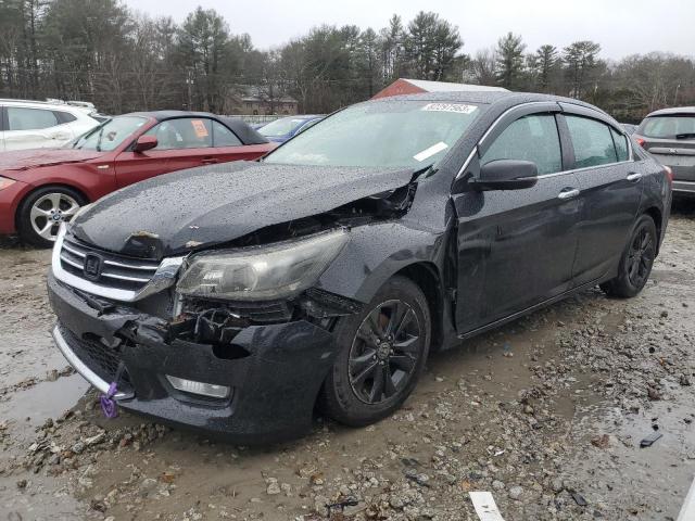 1HGCR2F36FA070218 - 2015 HONDA ACCORD LX BLACK photo 1