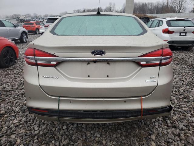 3FA6P0HD9HR228142 - 2017 FORD FUSION SE BEIGE photo 6