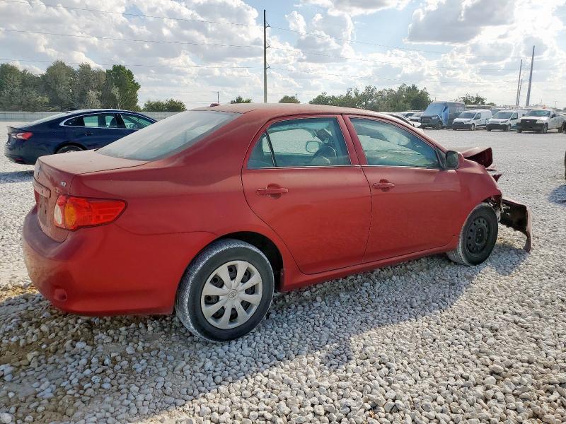 1NXBU4EE0AZ327660 - 2010 TOYOTA COROLLA BASE Czerwony zdjęcie 3