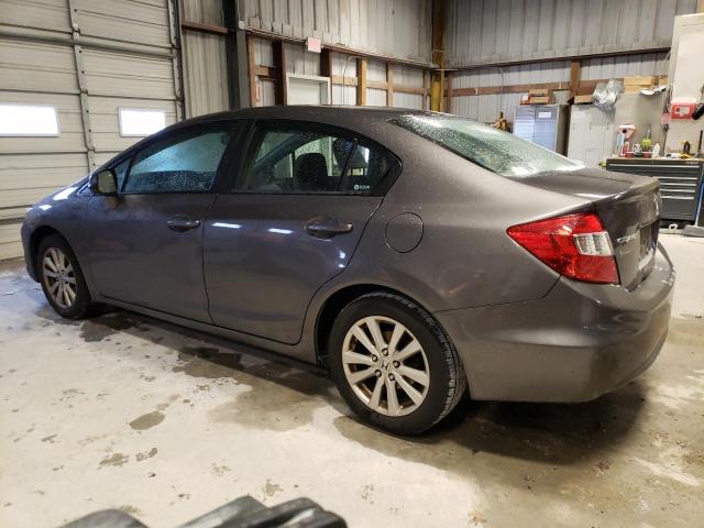 19XFB2F80CE092381 - 2012 HONDA CIVIC EX GRAY photo 2