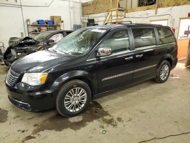 2C4RC1CG2DR588993 - 2013 CHRYSLER TOWN & COU TOURING L BLACK photo 1