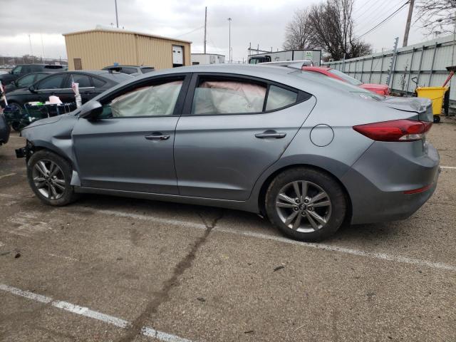 KMHD84LFXJU494603 - 2018 HYUNDAI ELANTRA SEL GRAY photo 2