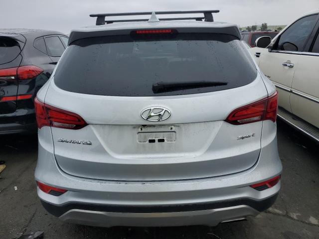 5XYZT3LB2HG455029 - 2017 HYUNDAI SANTA FE S SILVER photo 6