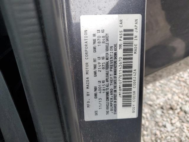 JM1BM1U77E1143670 - 2014 MAZDA 3 SPORT Сұр фото 12