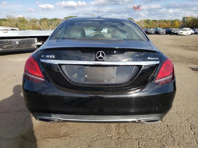 55SWF8EB4KU316389 - 2019 MERCEDES-BENZ C 300 4MATIC BLACK photo 6