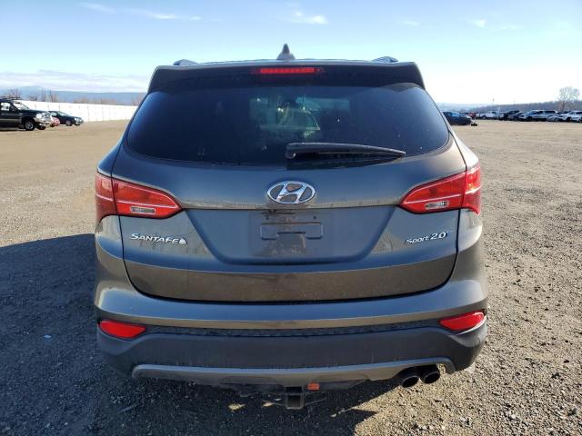 5XYZU3LA0EG207765 - 2014 HYUNDAI SANTA FE S GRAY photo 6