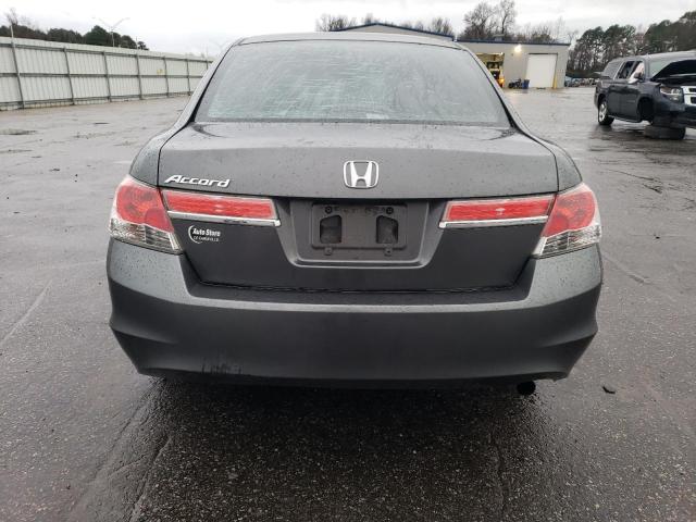 1HGCP2F35CA187662 - 2012 HONDA ACCORD LX GRAY photo 6