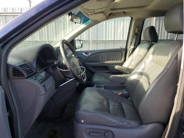 5FNRL386X7B036217 - 2007 HONDA ODYSSEY EXL BLUE photo 7