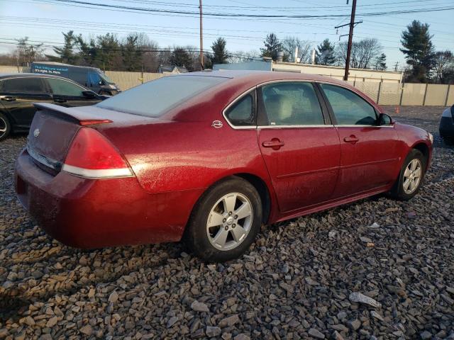 2G1WT57N791239782 - 2009 CHEVROLET IMPALA 1LT BURGUNDY photo 3