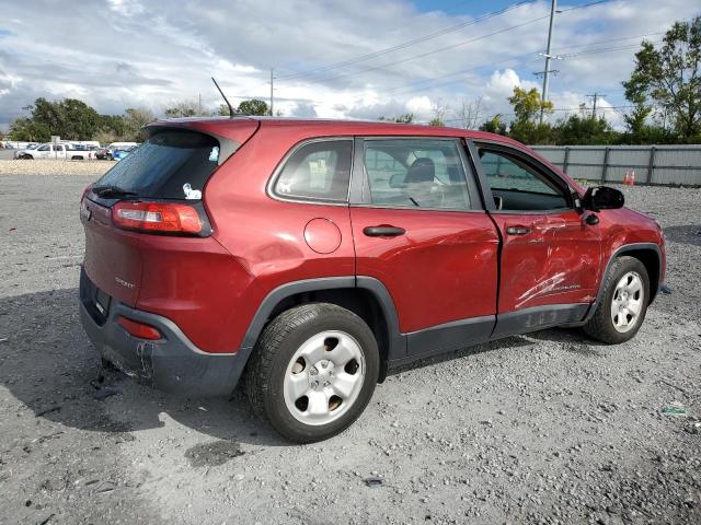 1C4PJLABXGW158690 - 2016 JEEP CHEROKEE SPORT RED photo 3
